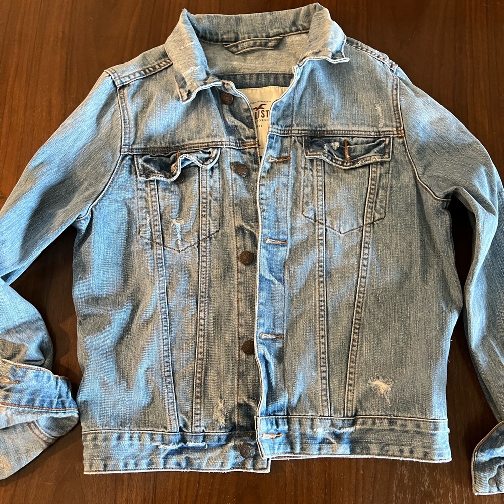 Hollister Light Blue vintage Denim Jacket